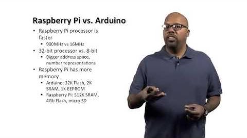 Lecture 1.3 - Raspberry Pi vs. Arduino
