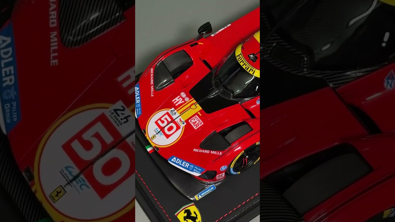BBR 1/43 Ferrari 499P N°51 – 3e Aux 24H Du Mans 2024, Pilotes Pier Guidi, Calado, Giovinazzi (prévente)