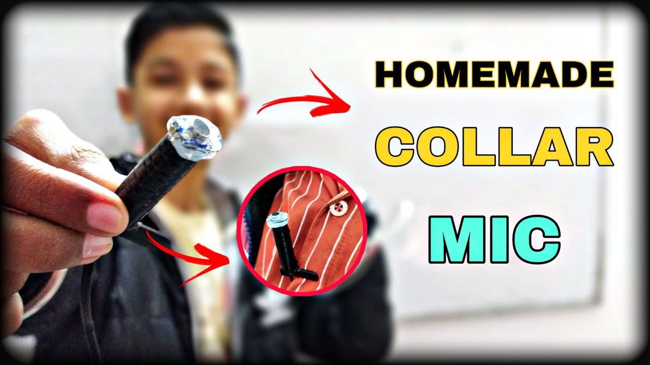 How to make mic at home DIY Microphone for YouTube Videos Homemade