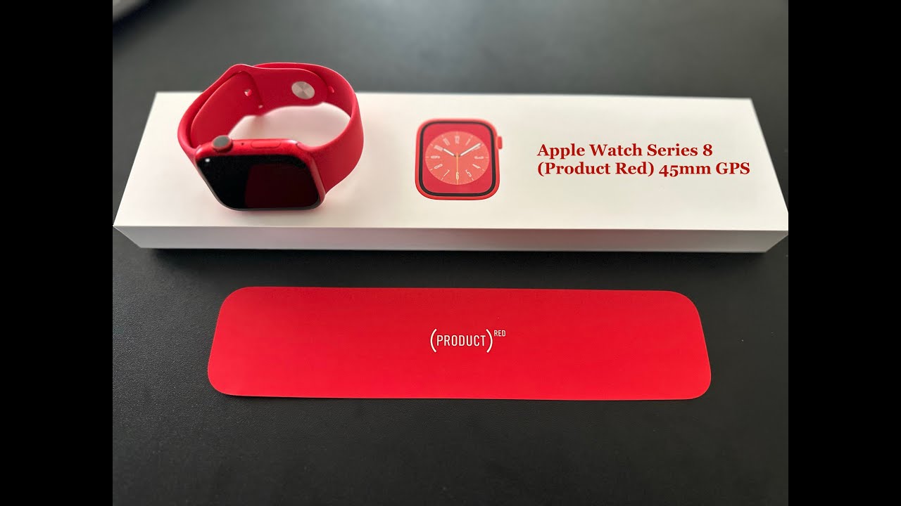 Apple Watch Series 8 (Product Red) 45mm GPS Unboxing