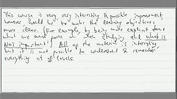 ETH Lec 12. Course Evaluation and Summary (31/05/2012)