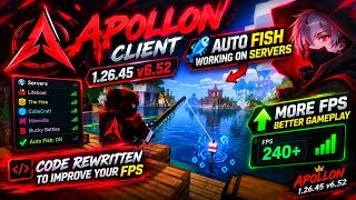 Apollon client 1.26.45 v6.52 code is rewritten to improve your FPS and Auto fish 