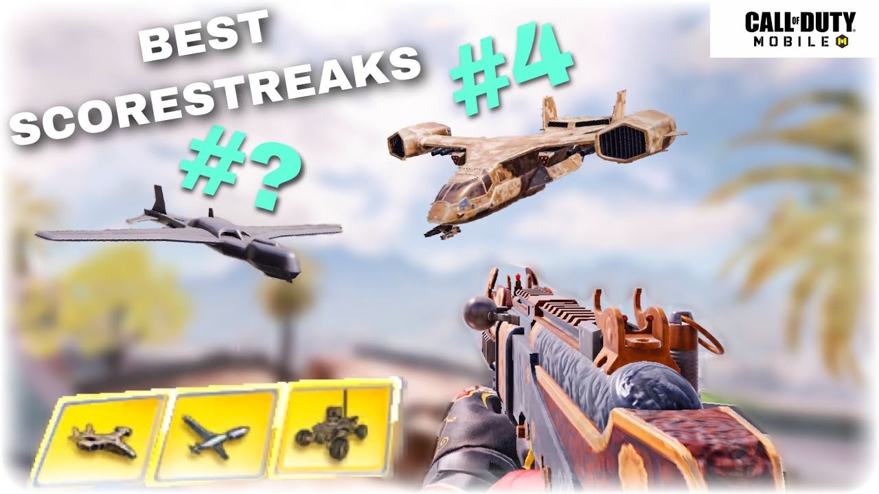 BEST SCORESTREAKS IN COD MOBILE !!! FROM WORST TO BEST CALL OF DUTY