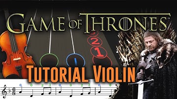 Game of Thrones - Tutorial - Violín Play Along 🎻