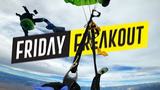 Friday Freakout: Skydiver Knocked Out By Hard Premature Parachute Opening