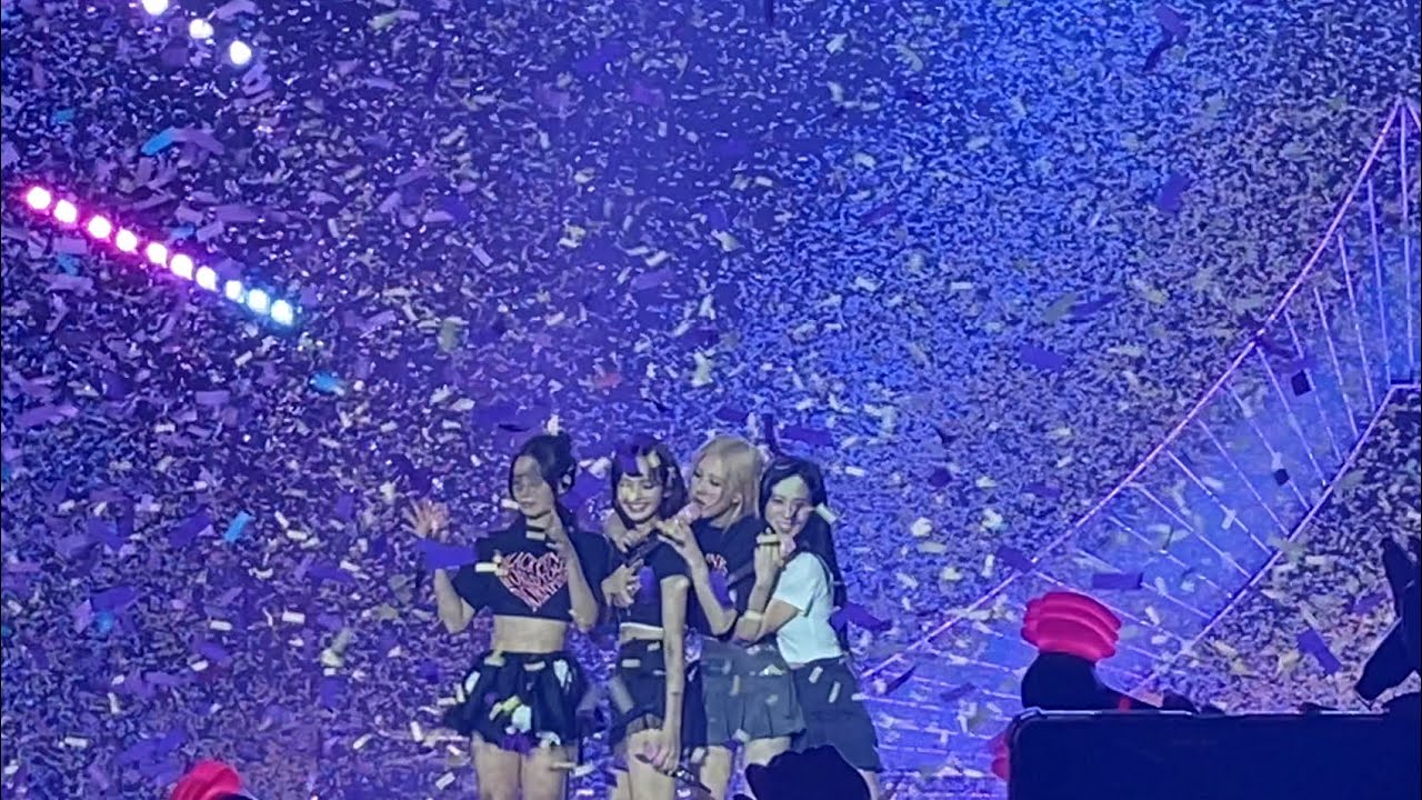 Blackpink Paris encore concert 2023 yeah yeah yeah fancam final part