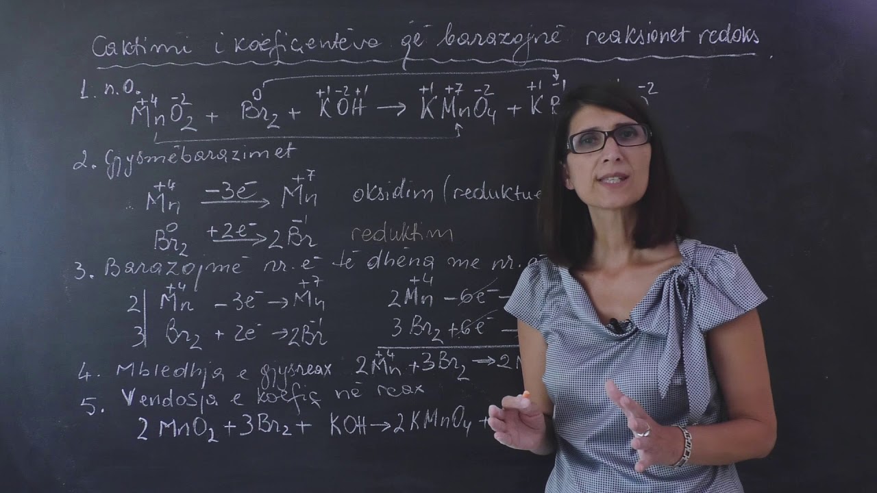 74K   Caktimi I koficenteve qe barazojne reaksionet redoks