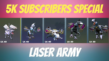 LASER ARMY - 5K Subscribers Special | Dino Squad Gameplay