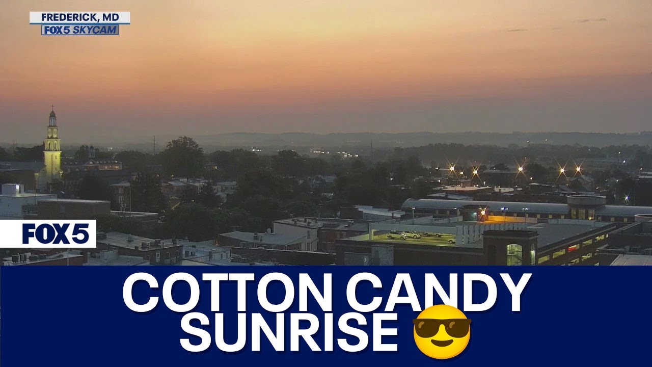 MONDAY SUNRISE: SUNNY, HOT & HUMID!