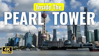 Shanghai Radio and TV Oriental Pearl tower, China (4K)