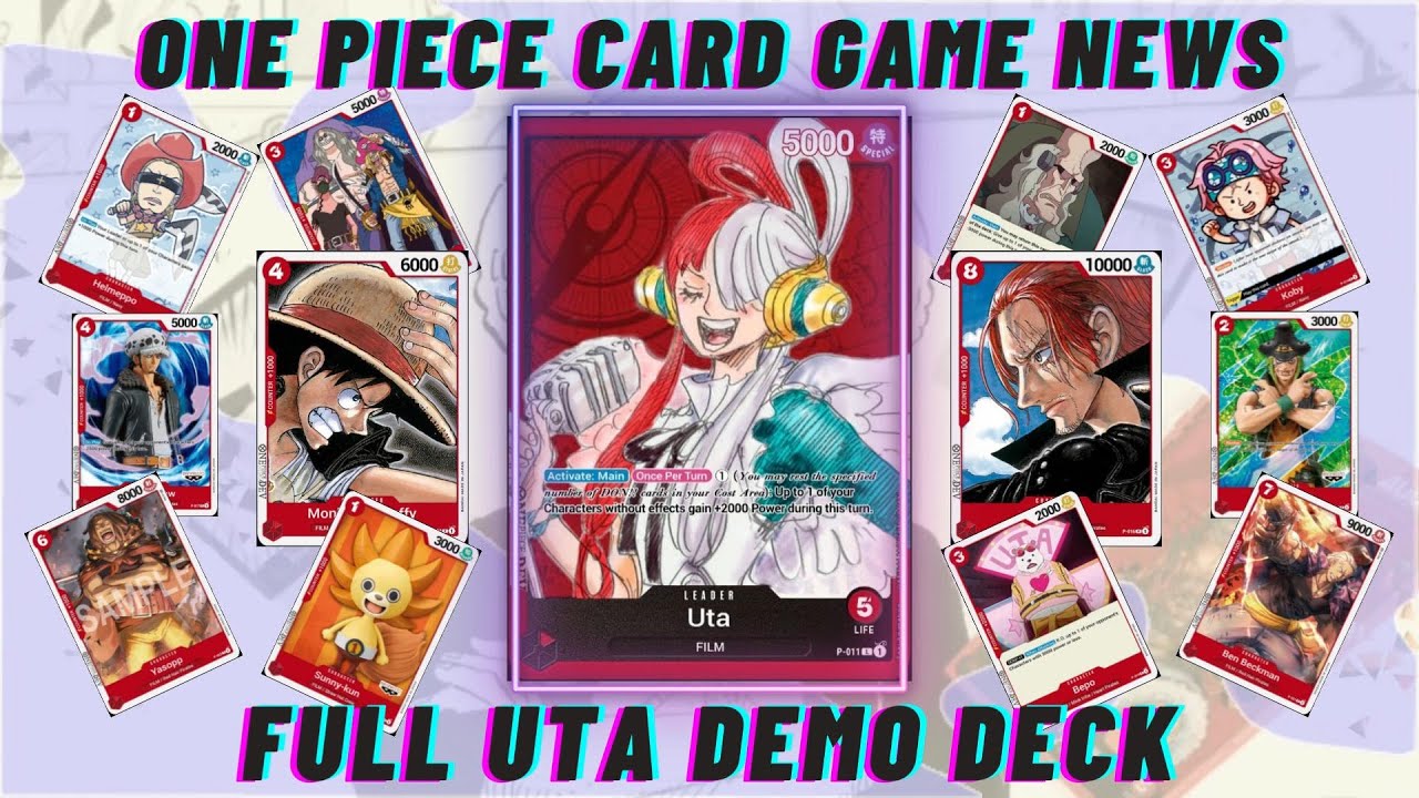 OPCG News Full UTA DEMO DECK Reveal!! Some spicy cards!! (ONE PIECE