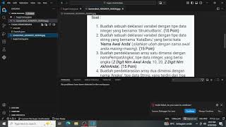 Tugas 1 struktur data -variabel,-aarray, -linkedlist