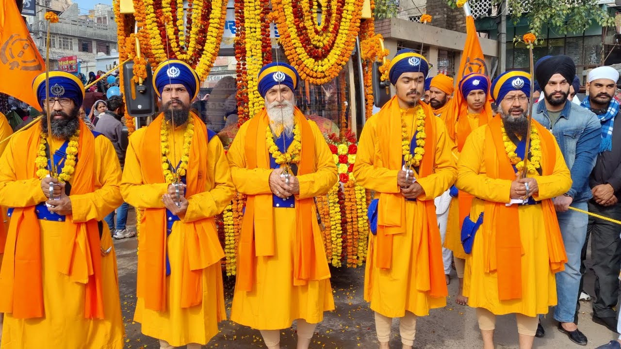 Nagar kirtan in Hisar , Guru Gobind Singh Ji 355 Parkash Purab sikh 