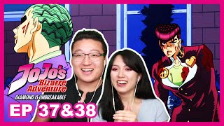 JOSUKE VS KIRA | Jojo's Bizarre Adventure Reaction Part 4 Episode  37 & 38 / 3x37 & 3x38