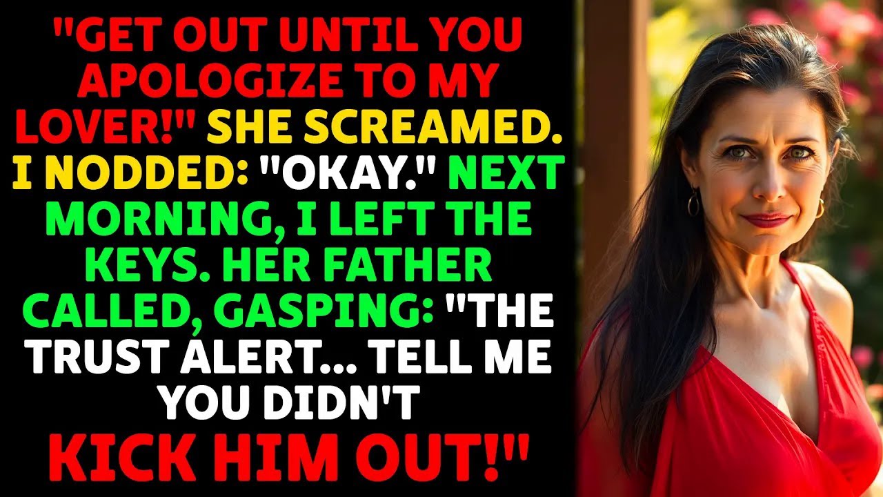 'Get Out Until You Apologize To My Lover!' She Screamed  I Nodded 'Okay '