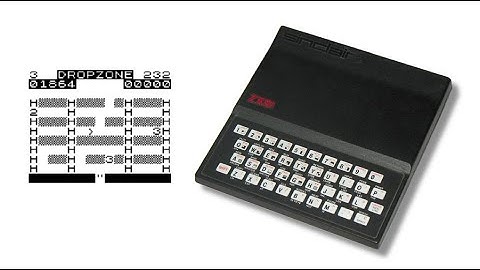 DROPZONE (2023) Longplay, ZX81 1k