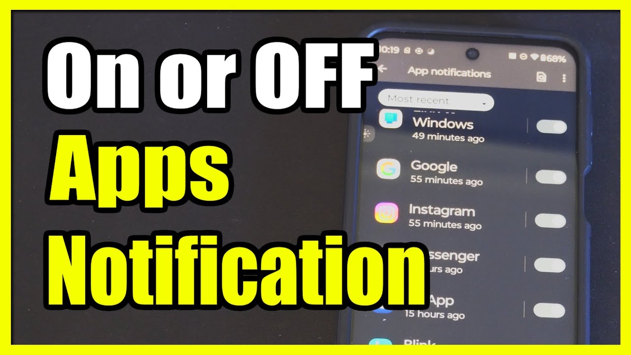How to Turn Off Notifications for Apps on Android Phone (Settings ...
