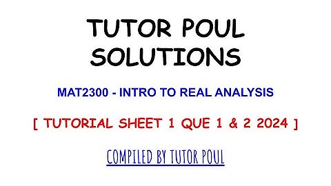 MAT2300 TS1 Q1 & Q2 2024