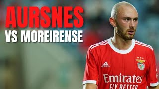Fredrik Aursnes - Passes Chave vs Moreirense | Benfica 22/23