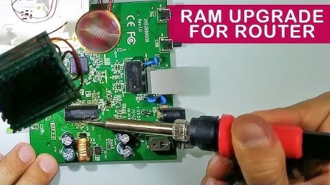 How to upgrade RAM Chip in Router | 64MB TP-Link Memory Upgrade