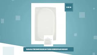 KARACA FINE BONE BRIDE 60 PIECES DINNERWARE SQUARE