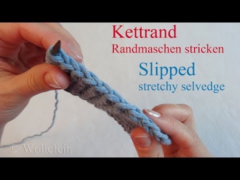 Video: Wie Man Eine Kante Strickt