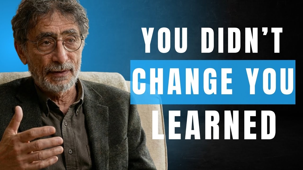 When the Empath Finally Becomes Avoidant (After Being Hurt Too Many Times) || DR. GABOR MATÉ SPEECH