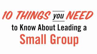 Small Group Leader Training by Mark Moore