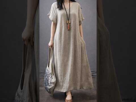 4060 편안한 <strong>롱</strong> <strong>원피스</strong>  #중년패션 #мода #50대여성옷 #style #ootd