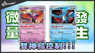 【微量發生】雙神鳥控制 吉雉雞 火箭隊的急凍鳥｜寶可夢卡牌 PTCG｜天線 SkyLine