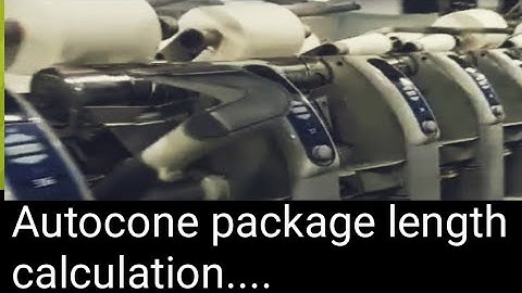 Autocone package length  calculation....