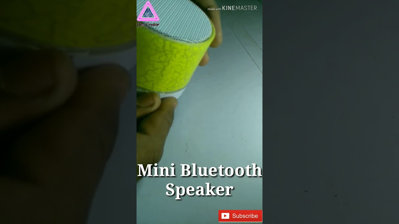 Inside Bluetooth Speaker Opening Mini Bluetooth Speaker Desi Tech