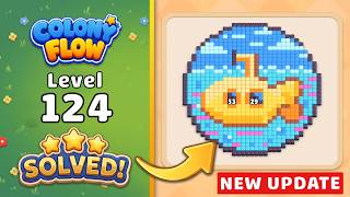 Colony Flow Level 124 Walkthrough & Solution 🐜 (New Update!) 🧩 Update