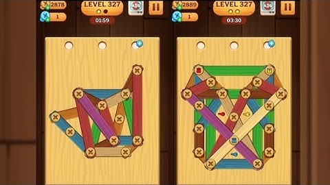 Screw Puzzle: Wood Nut & Bolt - Level 327