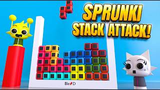 SATISFYING SPRUNKI TETRIS | CHIBI SPRUNKI screenshot 5