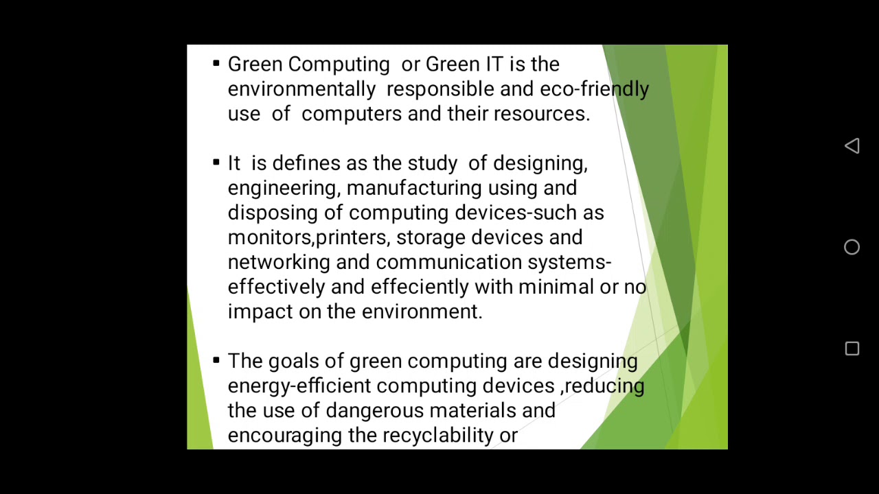 green computing - YouTube
