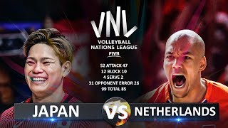 Japan vs Netherlands | Men's VNL 2023