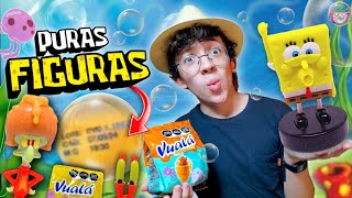 🥐¡TIENES que COMPRAR ESTE LOTE!🤑PURAS FIGURAS COLOR muy CHIDAS👌🏻Vualá BOB ESPONJA 2024🧽