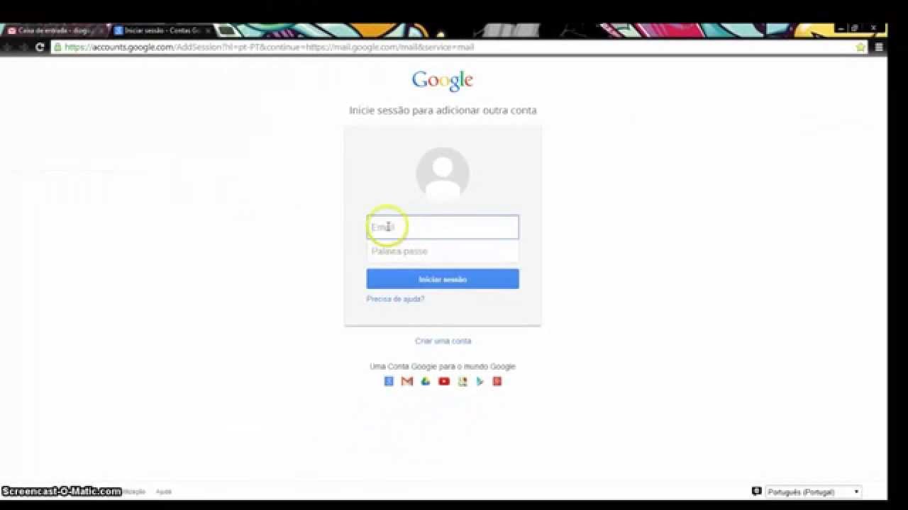 Tutorial como usar várias contas de Gmail no mesmo navegador