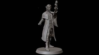 Drow Miniature: Maljuvante Battle Theorist