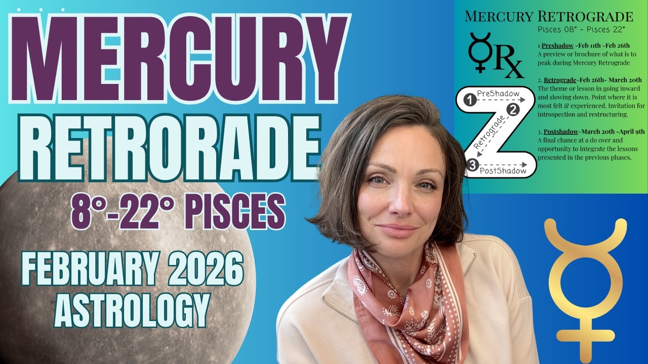 Mercury Retrograde in Pisces 2026 ♓️✨ NNode Conjunction, Jupiter in Cancer Trine & Energy Clearing