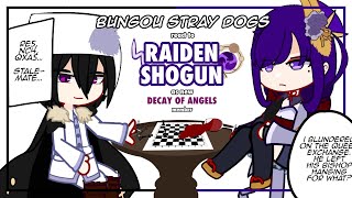 BSD react to Raiden Shogun as new DOA member || FINISHED ✅ || BSD X GENSHIN IMPACT || GCRV ||