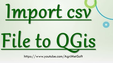 CSV-bestand importeren in QGis | CSV-gegevens toevoegen in QGis
