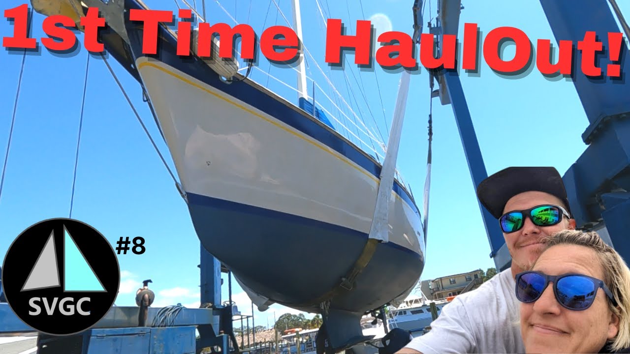 SVGC 8 – Haul Out Day at the Boat Yard and Dinghy Cruising at Ft Desoto Campground while on Vacation