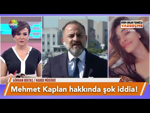 Mehmet Kaplan hakkında şok iddia!