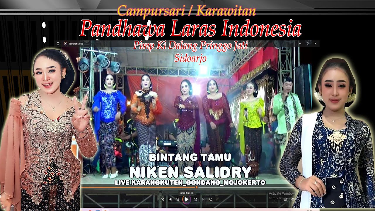 NIKEN SALINDRY..Support By PANDHAWA LARAS..BIG BOSS Ki DALANG PRINGGO JATI..
