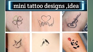 mini tattoo designs || small tattoo ideas for girls 🔥🔥🔥 #couplestattoostudio #tattoo