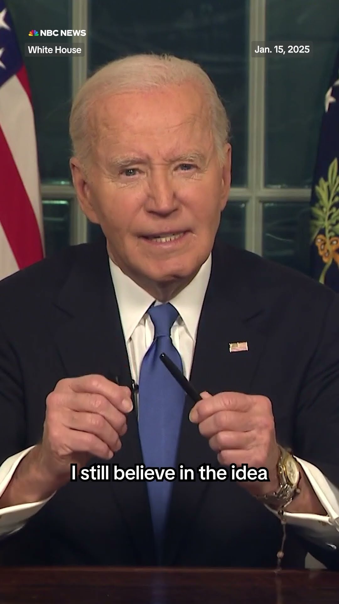 Biden tells Americans to be the 'keeper of the flame' in farewell address