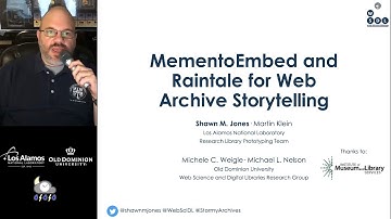 MementoEmbed and Raintale for Web Archive Storytelling