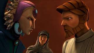 Satine Kryze vs Obi Wan Kenobi [4K HDR] - Star Wars: The Clone Wars